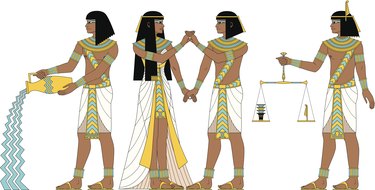 Air Egyptian Zodiac: Aquarius, Gemini, Libra