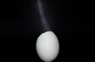 Egg and smoke