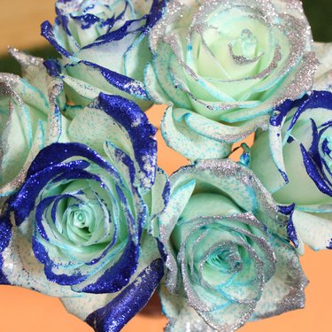 Glitter roses bi-color