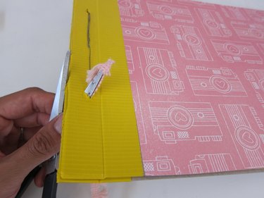 how to make a scrapbook cover from scratch