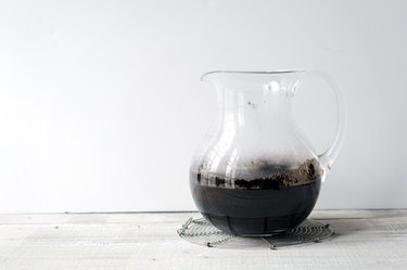 Pitcher of cold brewed coffee