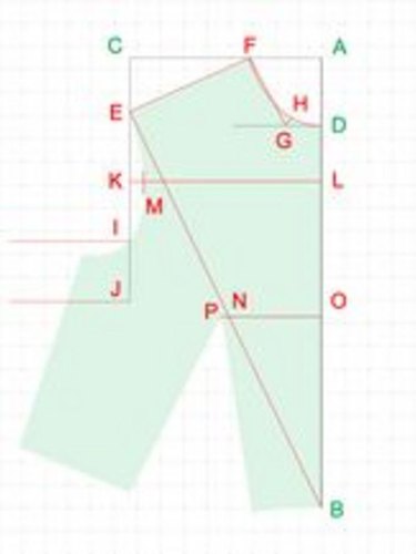 Pattern Cutting - Flat Pattern Drafting, the Bodice Block part 4 