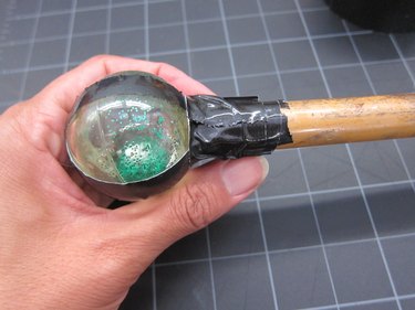 Ball attached to rod
