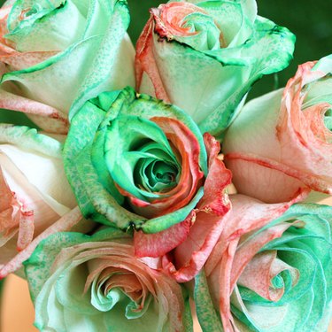 How to make glitter roses.I used elmers spray glue but you can use any, how to make glitter roses