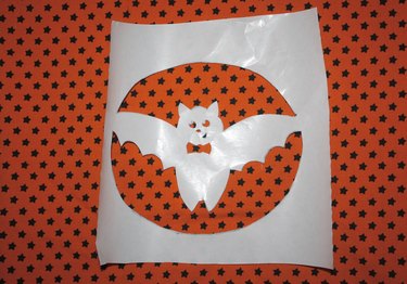 An example of a bat stencil