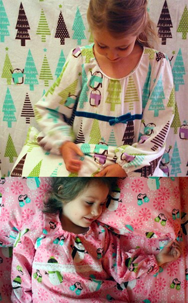 Pincushion and straight pins on fabric