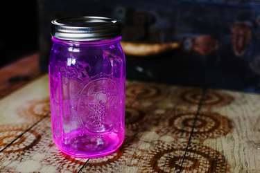 Fairy jars DIY. Use glow in the dark paint and make tiny dots on the inside  of a mason jar.