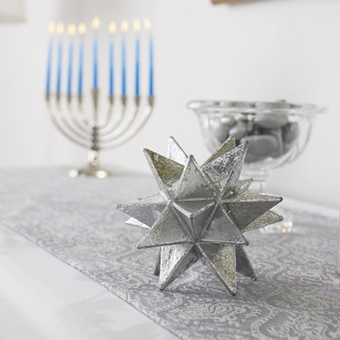 Candles used in Jewish religious celebration