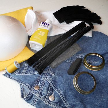 Materials you need to make a DIY minion costume
