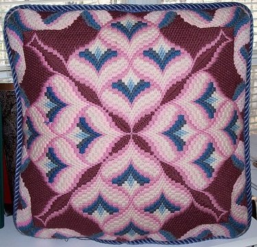 Hand Painted Needlepoint Canvas: Paint or Print from Your Computer