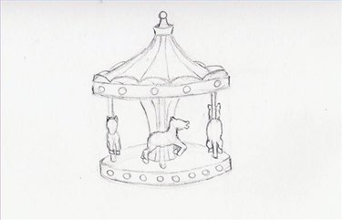 merry go round sketch