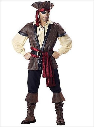 simple pirate costume men