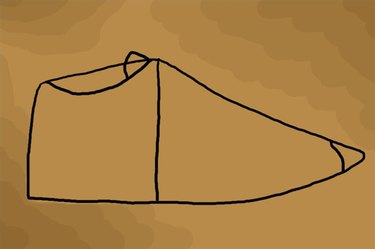 drawing of nike shoes