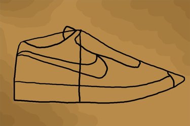 how to draw shoes step by step