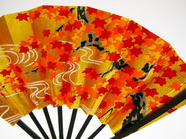 How to make a paper Hand Fan with Colourful paper