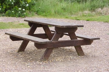 Padded picnic table online seat covers