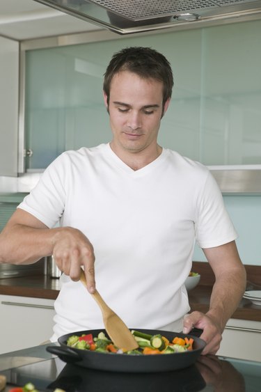 Man cooking