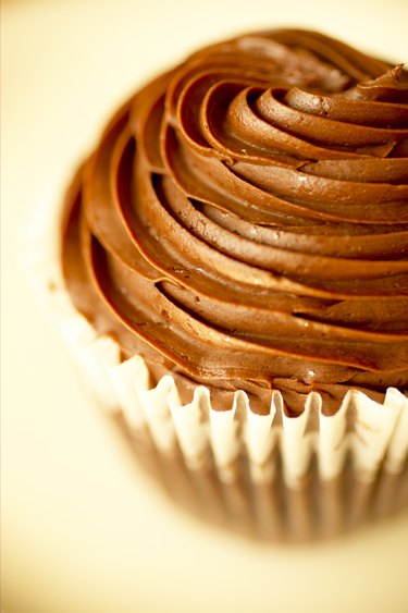 Frosted cupcake
