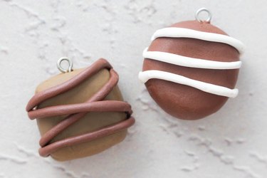 Polymer clay chocolate charms