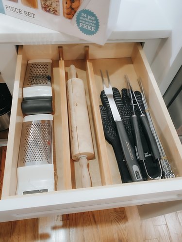 Nicely decluttered utensil drawer