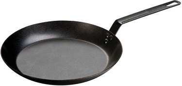 A Lodge 12-Inch Carbon Steel Skillet