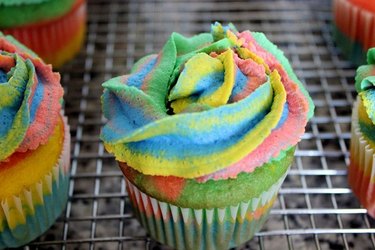 Tie-Dye Cupcakes