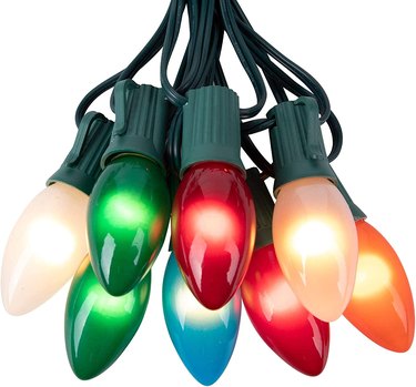 Multicolor Ceramic Christmas Lights from Amazon