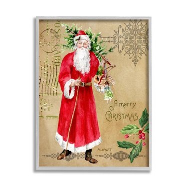 Vintage Santa Claus Print from Wayfair