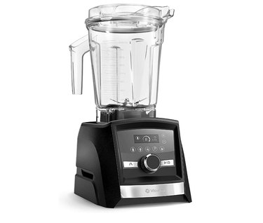Vitamix blender (64-ounce) with a black base against a white background.