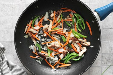 Cook vegetables