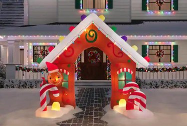 Home Accents Holiday Gingerbread House Archway Inflatable