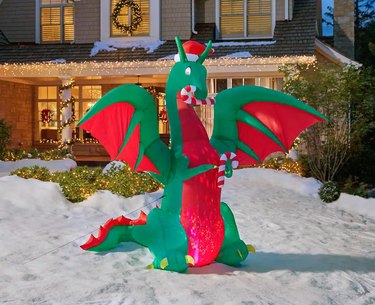 Home Accents Holiday LED Animated Christmas Dragon