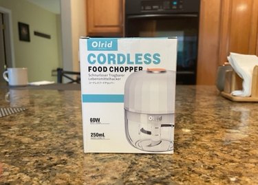 Olrid Cordless Food Chopper in unopened box.