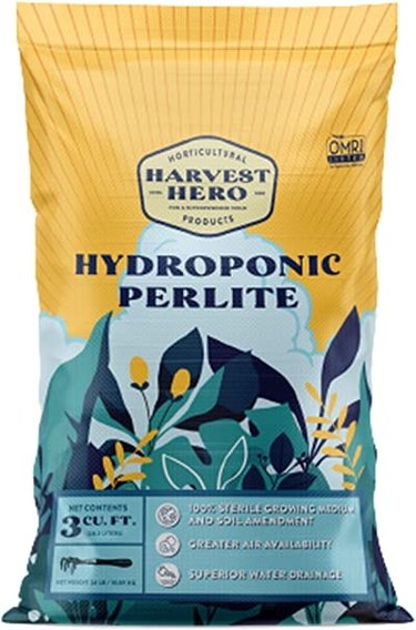 Harvest Hero Hydroponic perlite has the perfect sized particles for hydroponic grow system and can also be used as a soil amendment.