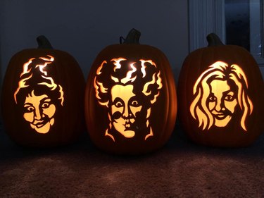 "Hocus Pocus" Sanderson Sisters Pumpkins