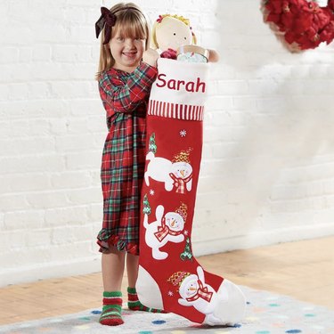 Jumbo Red Felt Christmas Stockings