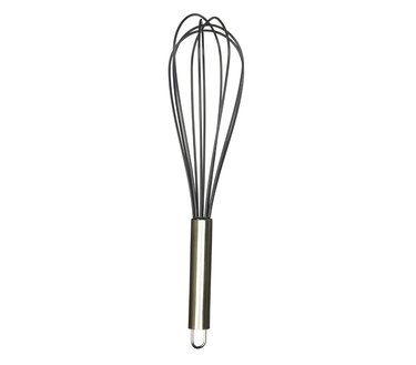 A Cuisinart 12-Inch Silicone Balloon Whisk against a white background.