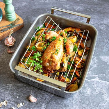 roasting pan with rack