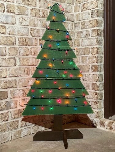 Rustic Wood Christmas Tree