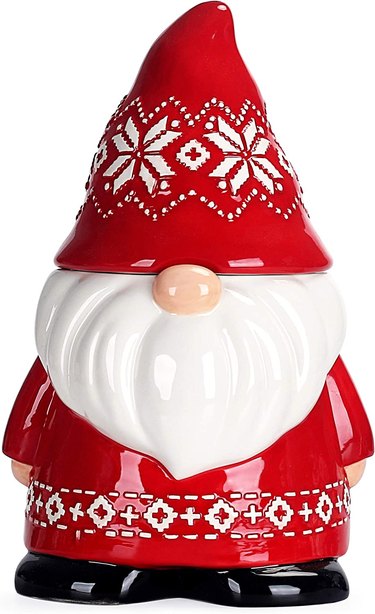 Bico Christmas Gnome Cookie Jar