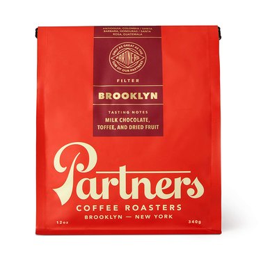 Best Gift for the Caffeine Addict: Partners Coffee Brooklyn Blend Whole Bean Coffee