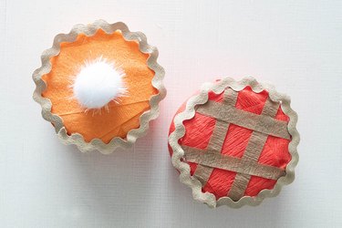 Pumpkin and cherry pie surprise balls
