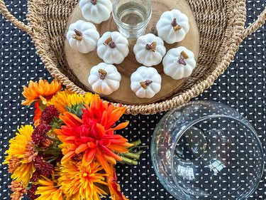 materials needed for fall centerpiece