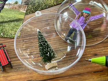 DIY Giant Snow Globe