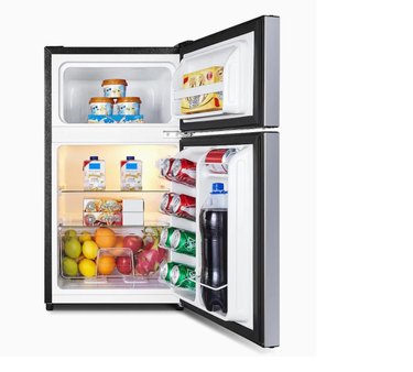 spacious mini fridge