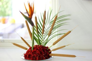 Turkey shaped flower arrangements