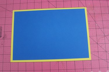 Two sheets of card stock