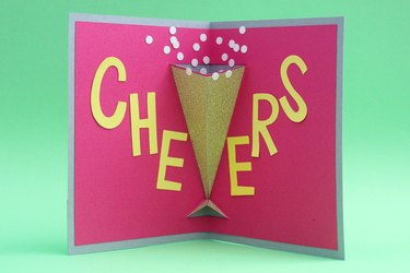 "Cheers" New Year's card