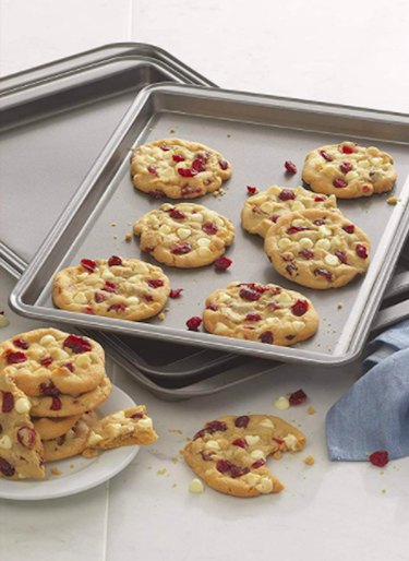 Good Cook Steel Non-Stick Bakeware – 3 Cookie Sheet Set