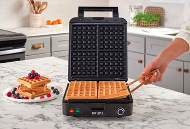 KRUPS Belgian Waffle Maker With Removable Plates